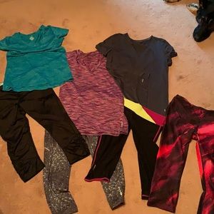 Bundle of exercise clothes